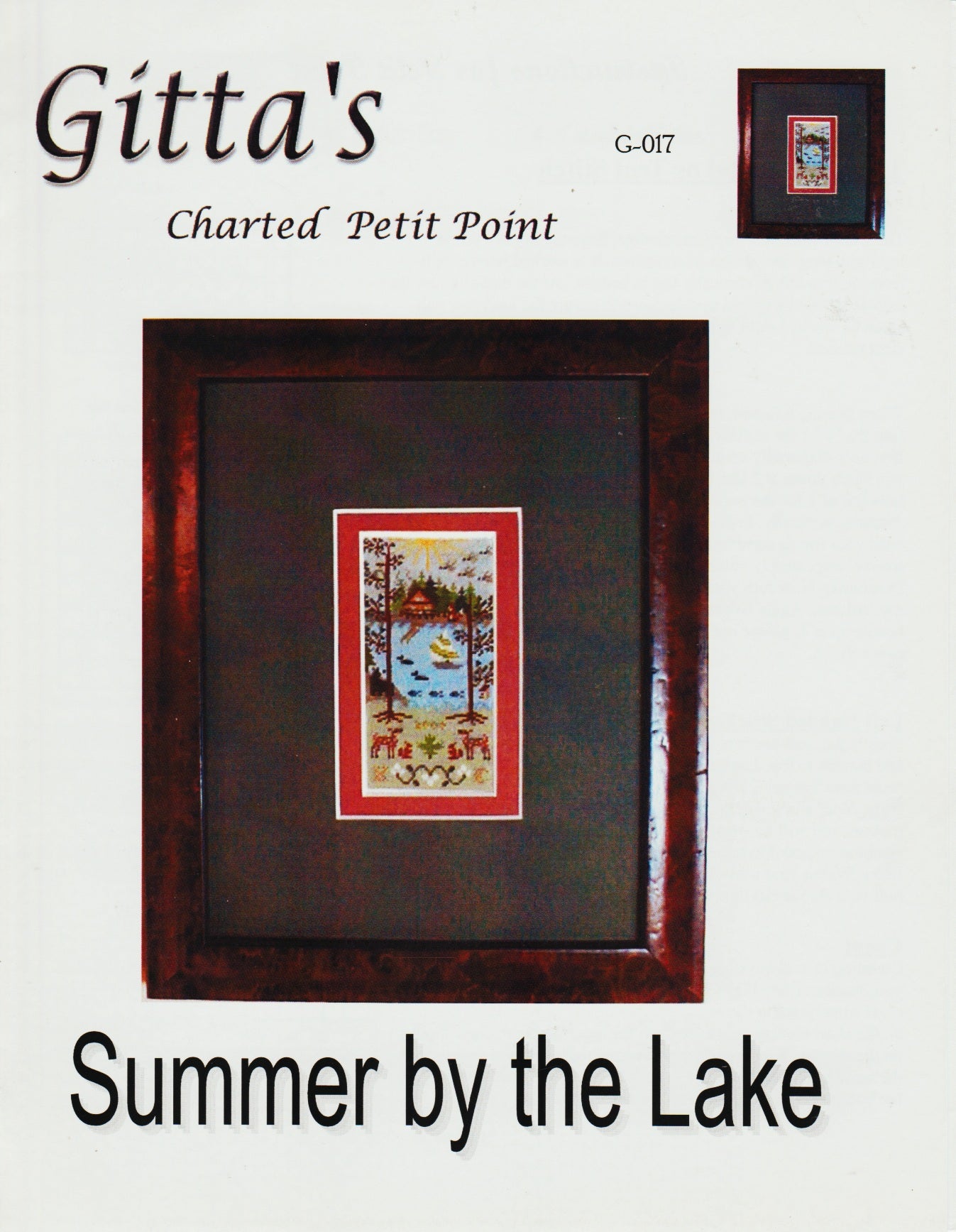 Gitta's Summer by the Lake G-017 cross stitch pattern
