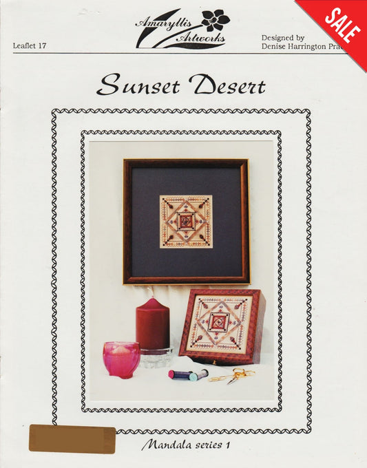 Amaryllis Artworks Sunset Desert 17 cross stitch pattern