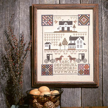 Prairie Schooler Sunshine & Shadow PS11 cross stitch pattern