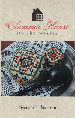 Summer House Svetlana's Biscornu cross stitch pattern