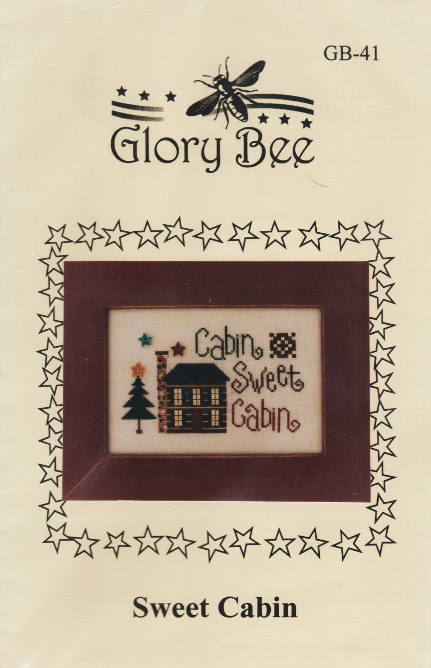Glory Bee Sweet Cabin GB-41 cross stitch pattern