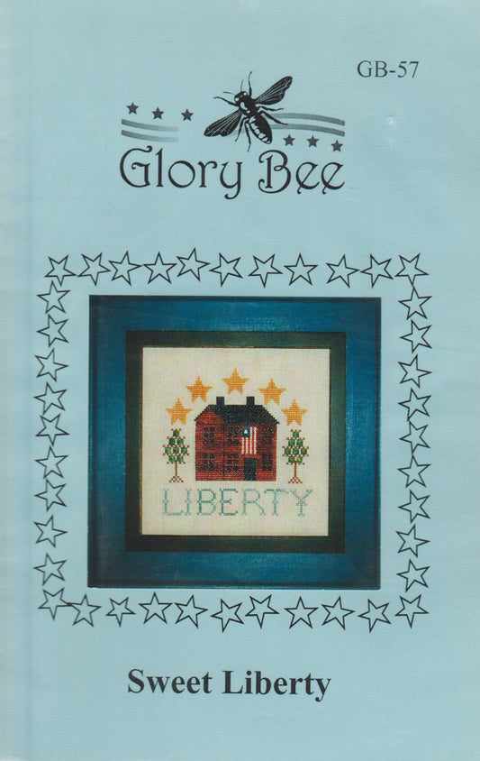Glory Bee Sweet Liberty GB-57 cross stitch pattern