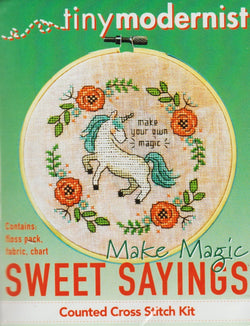 Tiny Modernist Sweet Sayings TM19-017K cross stitch kit