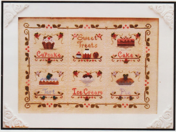 Country Cottage Needleworks Sweet Treats series cross stitch pattern