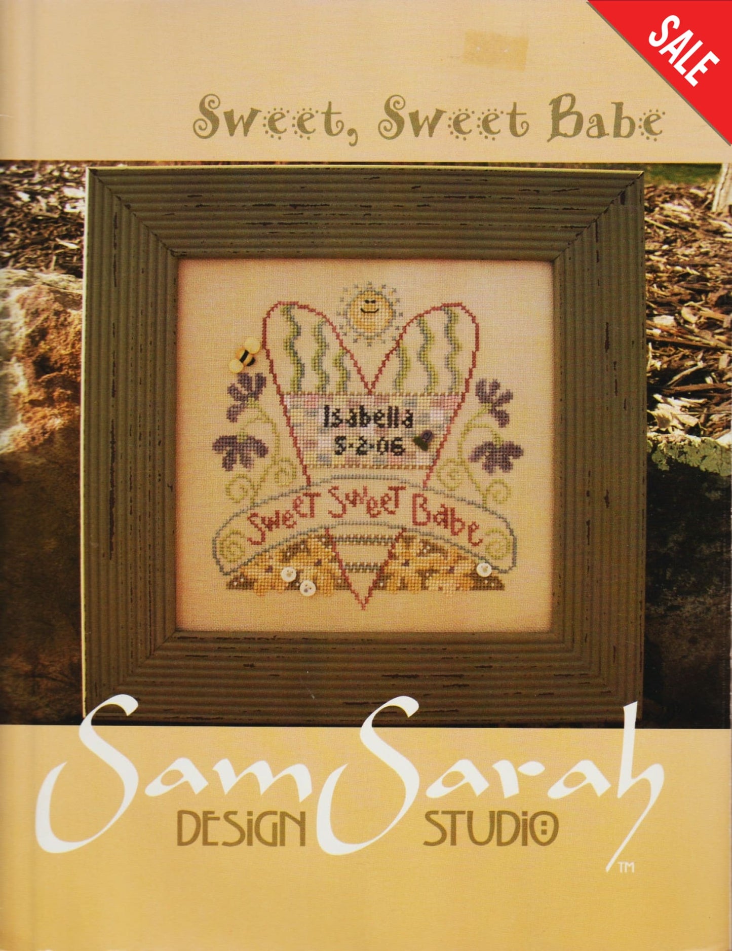 Sam Sarah Sweet, Sweet Babe cross stitch pattern