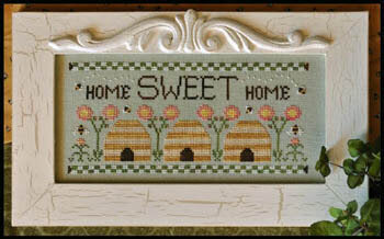 Country Cottage Needleworks Sweetest Home CCN75 beehive cross stitch pattern