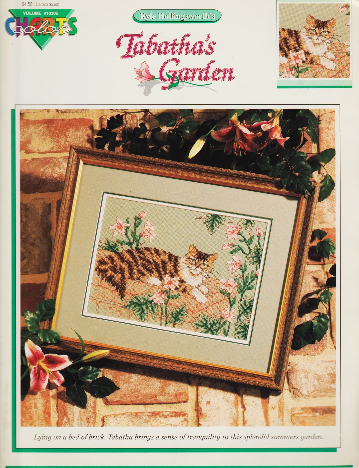 Color Charts Tabatha's Garden 10306 cross stitch pattern