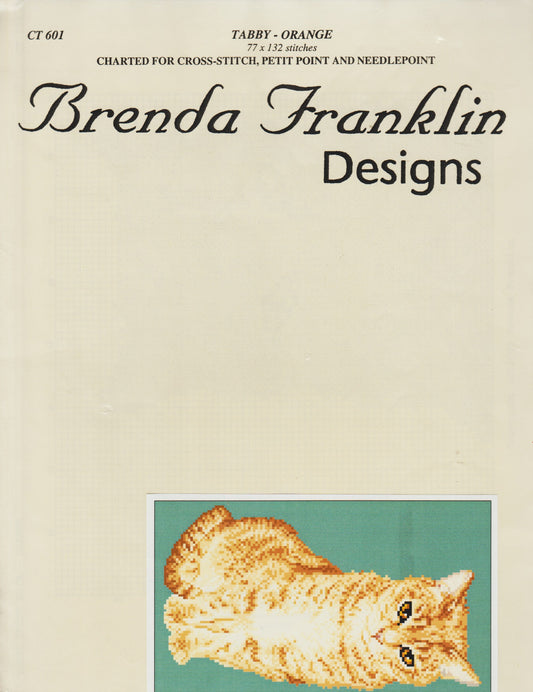 Brenda Franklin Tabby Orange cross stitch pattern