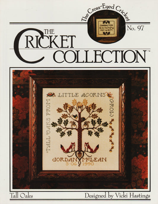 Cricket Collection Tall Oaks CC97 cross stitch pattern