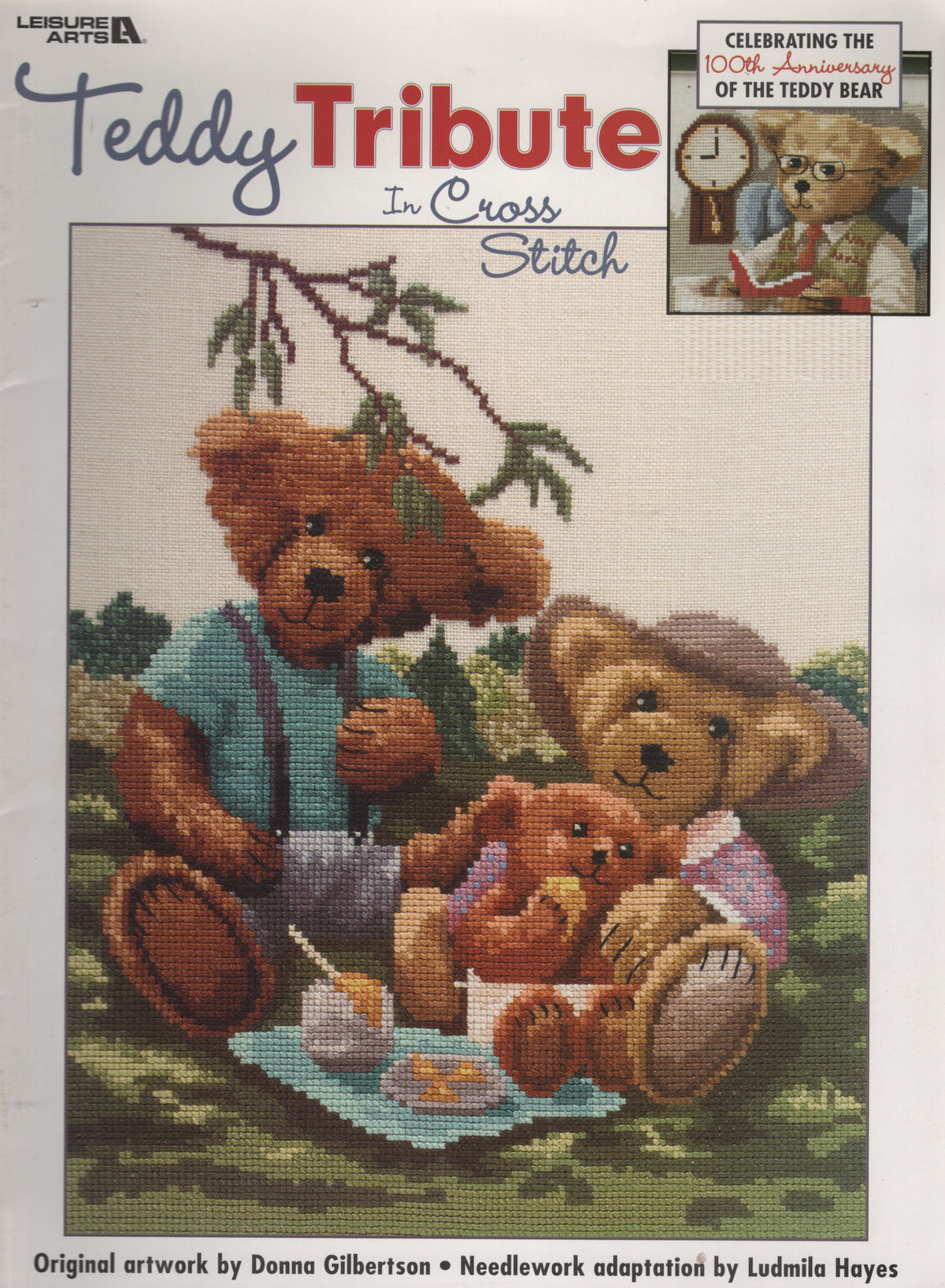 Leisure Arts Teddy Tribute 3335 cross stitch pattern