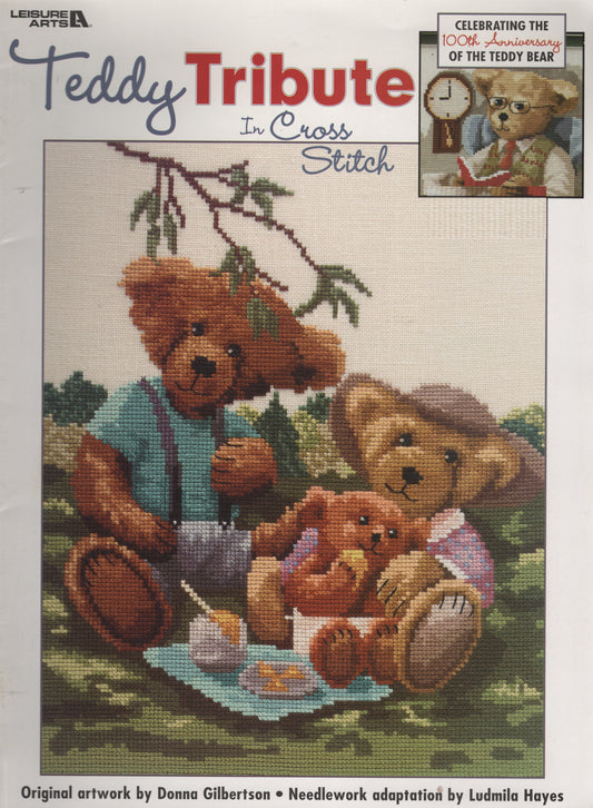 Leisure Arts Teddy Tribute 3335 cross stitch pattern