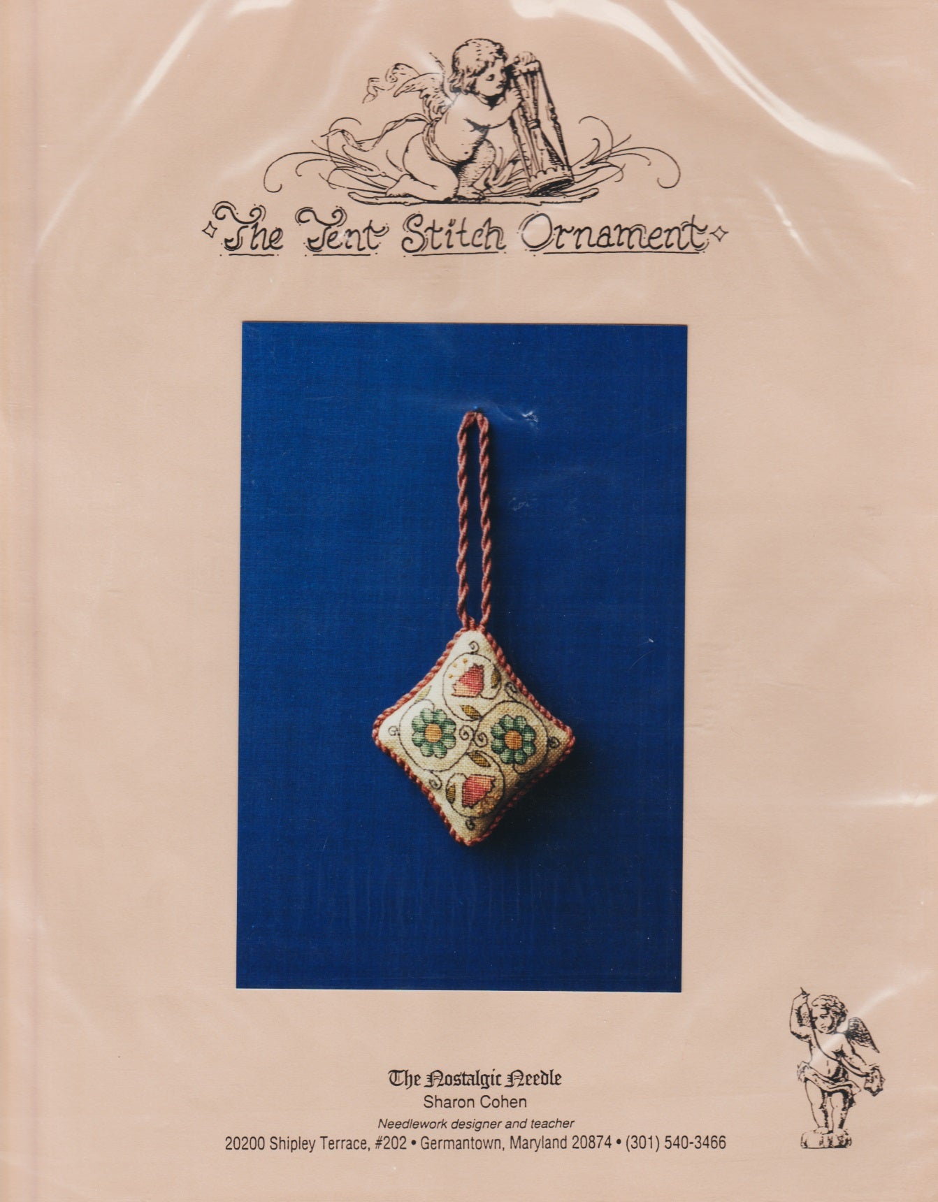 Nostalgic Needle Tent Stitch Ornament cross stitch pattern