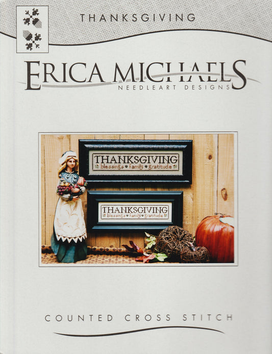 Erica Michaels Thanksgiving cross stitch pattern