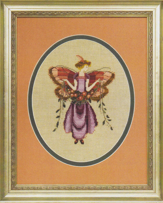 Mirabilia Nora Corbett Thanksgiving Harvest Fairy cross stitch pattern