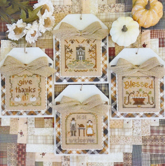 Little House Needleworks Thanksgiving Petites cross stitch pattern