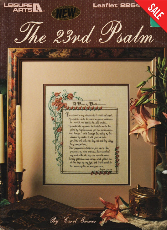 Leisure Arts The 23rd Psalm 2264 religious cross stitch pattern
