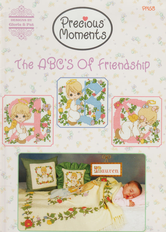 Gloria & Pat The ABC'S Of Friendship PM58 Precious Moments cross stitch pattern
