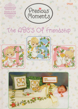 Gloria & Pat The ABC'S Of Friendship PM58 Precious Moments cross stitch pattern