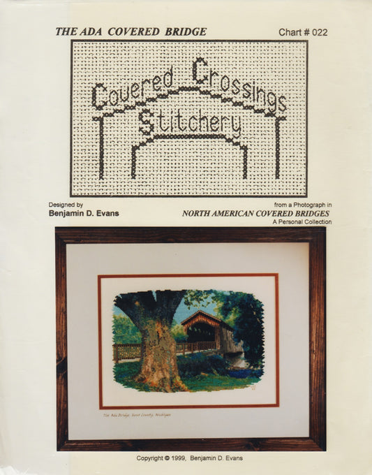 Covered Crossings Sitchery The Ada Covered Bridge 022 cross stitch pattern