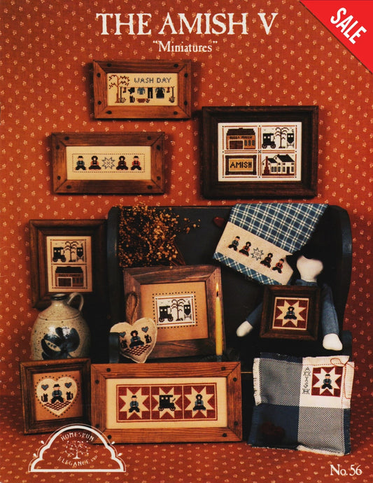 Homespun Elegance The Amish V - Miniatures 56 cross stitch pattern