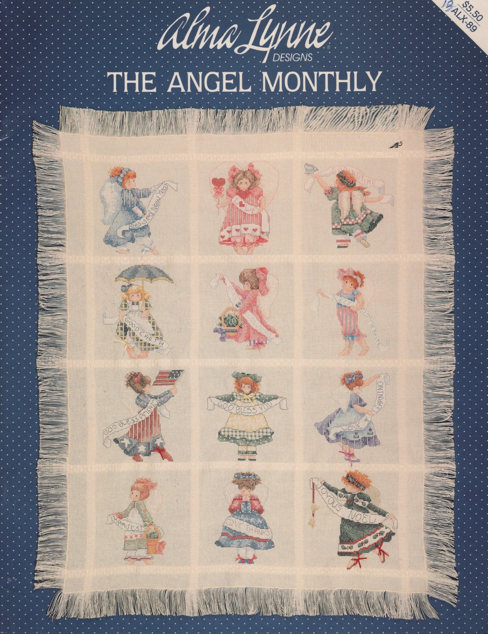 Alma Lynn The Angel Monthly cross stitch pattern