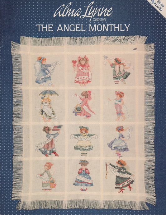 Alma Lynn The Angel Monthly cross stitch pattern