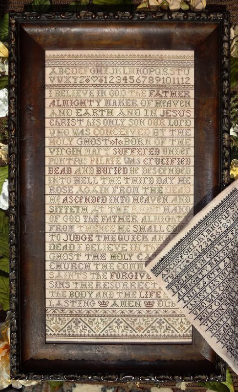 My Big Toe The Apostles' Creed MBT-140 cross stitch pattern