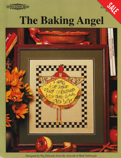 Carolina Country House The Baking Angel 9733 Apply Pie Recipe cross stitch pattern
