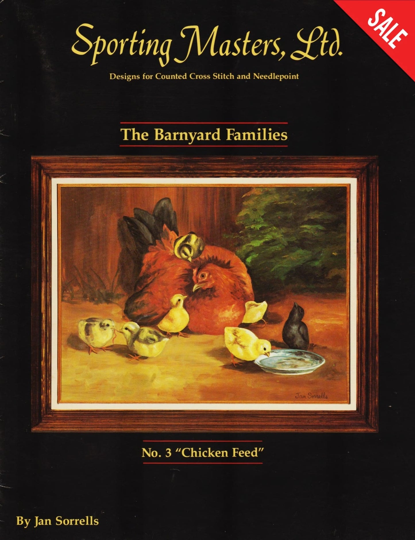 Sporting Masters The Barnyard Families - Chicken Feed 3 cross stitch pattern