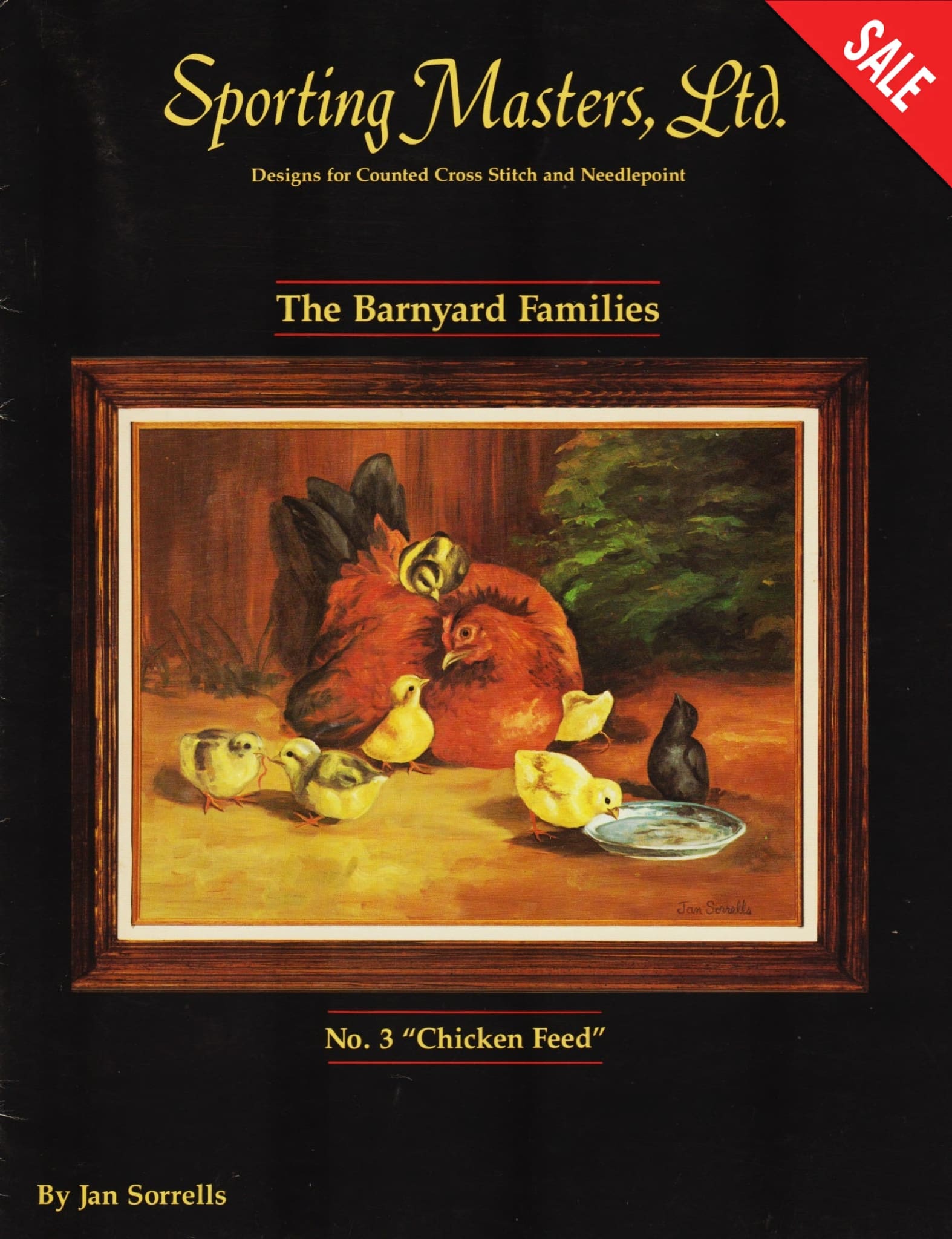 Sporting Masters The Barnyard Families - Chicken Feed 3 cross stitch pattern