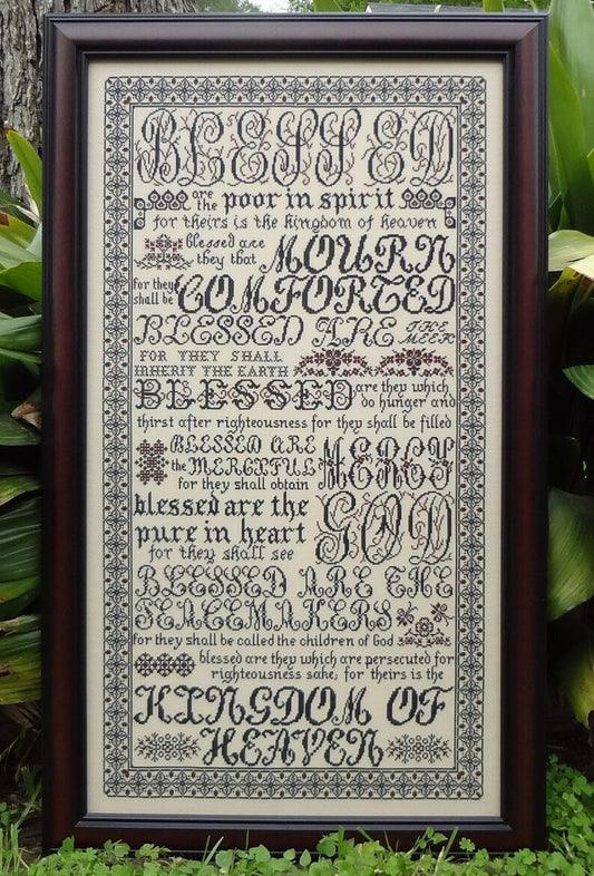My Big Toe The Beatitudes MBT-23 cross stitch pattern