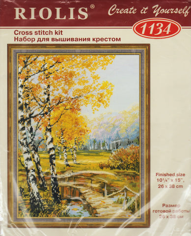 Riolis The Birches 1134 cross stitch kit