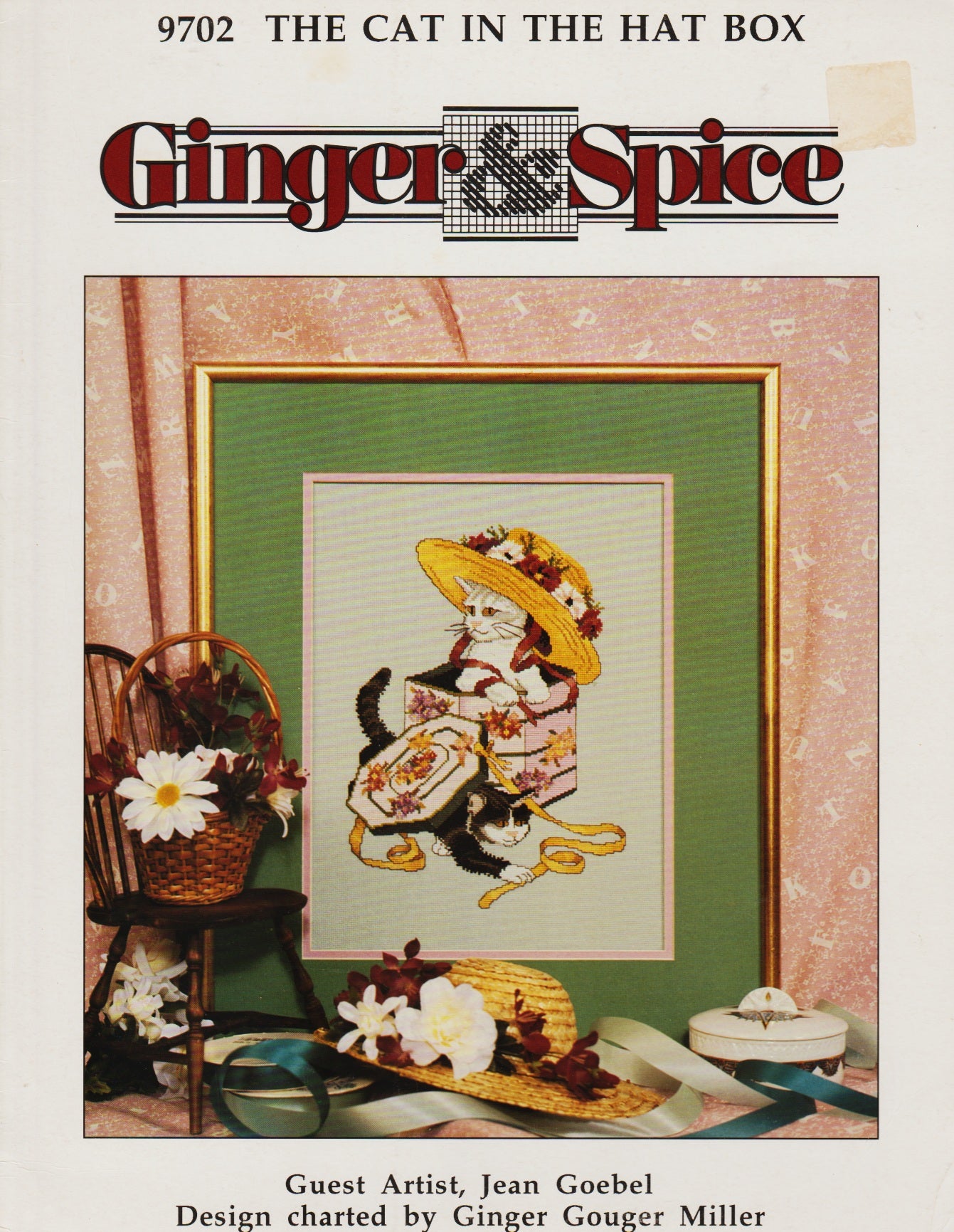Ginger & Spice The Cat In The Hat Box 9702 cross stitch pattern