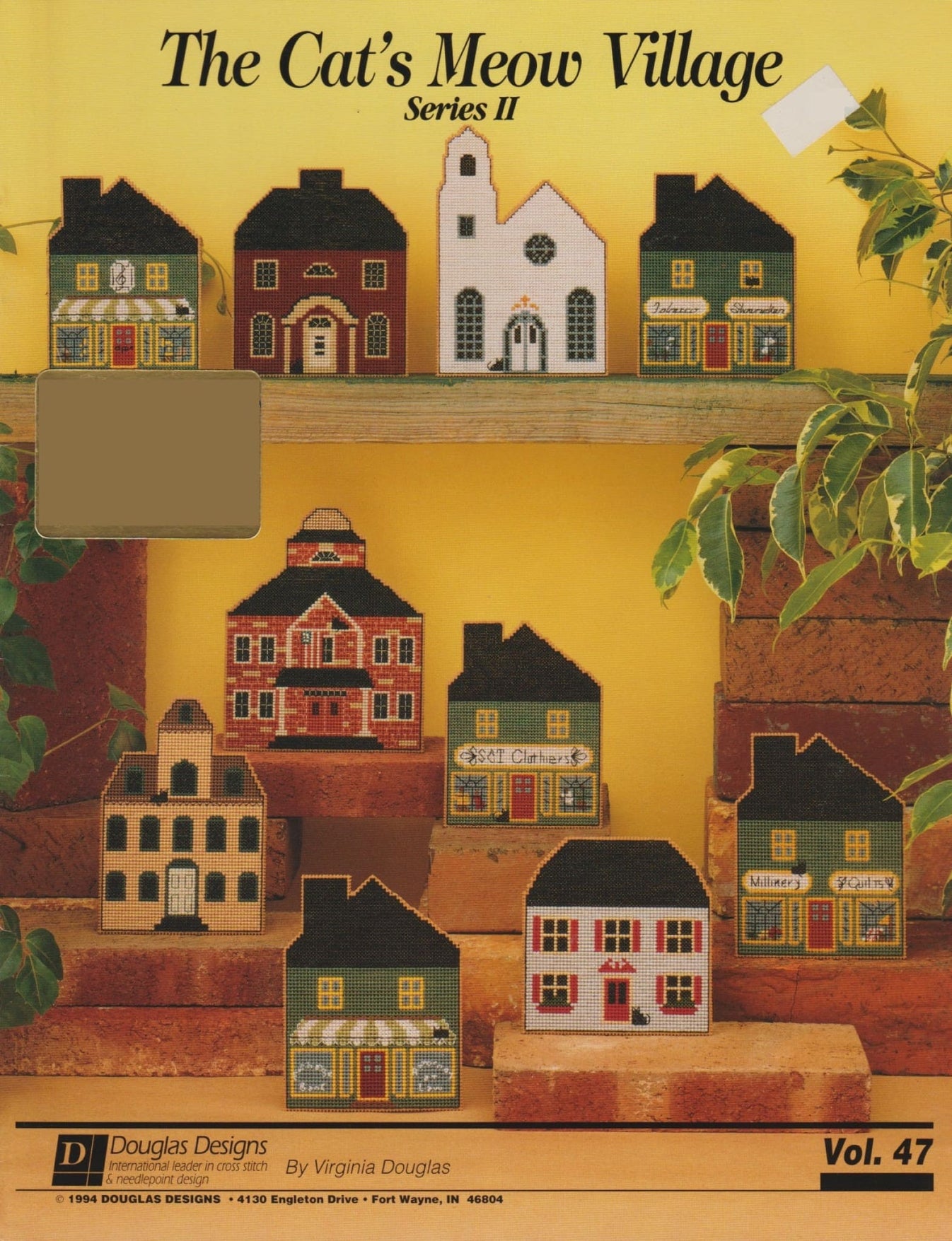 The Cat's Meow Village II pattern Sandra's Stitch Stash