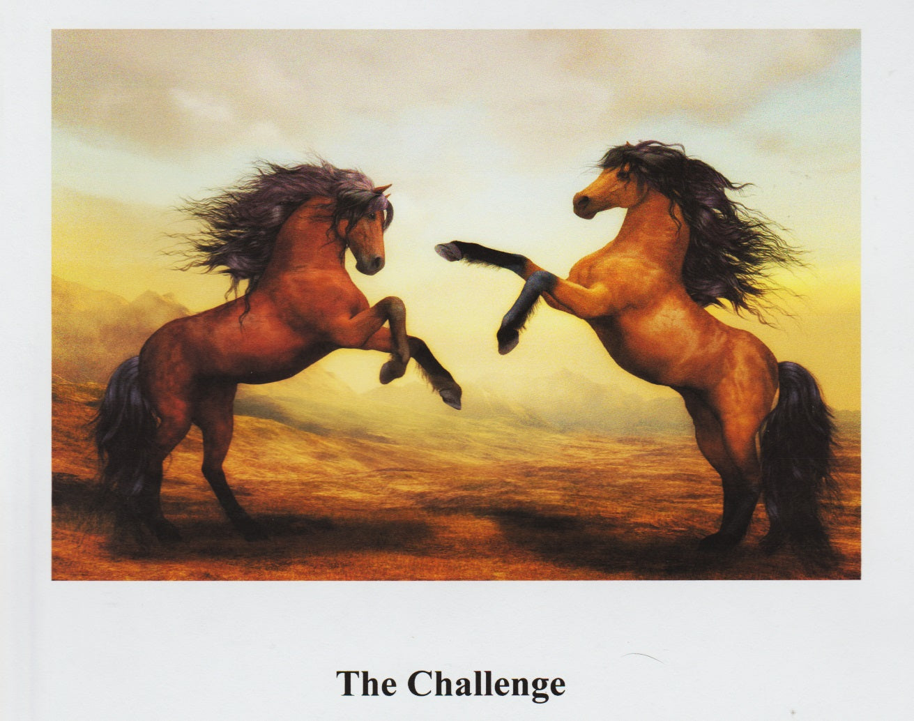 Stoney Knob Farm The Challenge horses cross stitch pattern