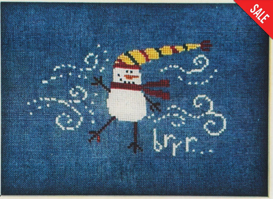 Bent Creek The Cold Snowman cross stitch pattern