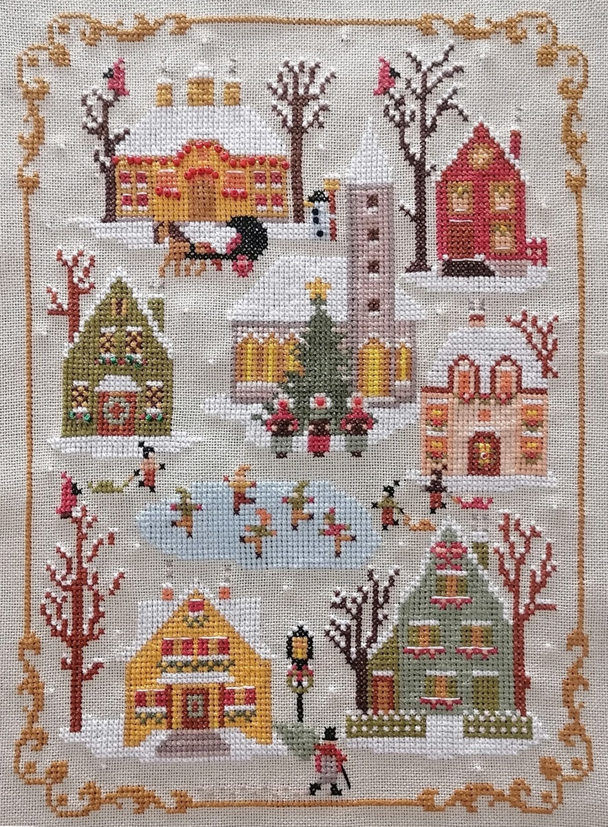 Twin Peak Primitives The Day Before Christmas cross stitch pattern