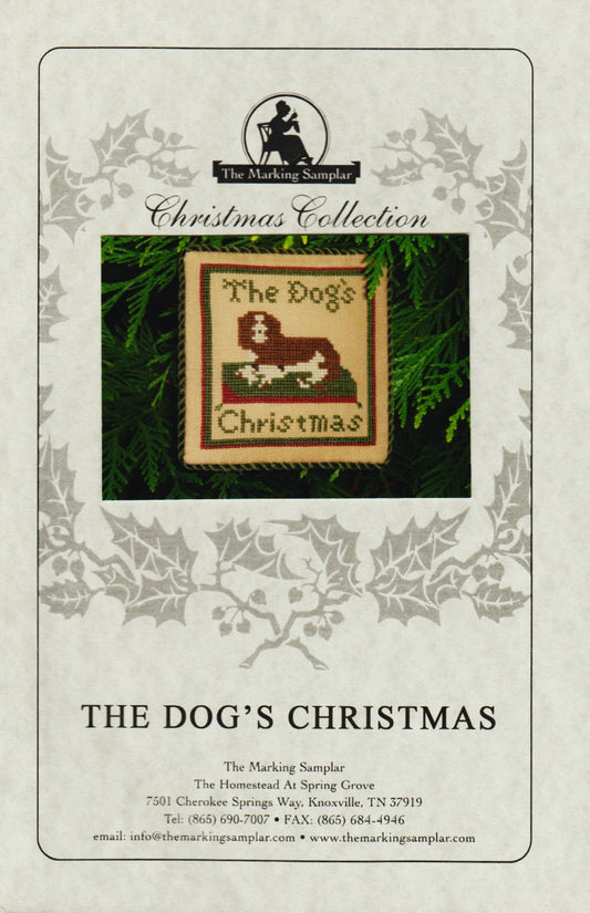The Marking Samplar The Dog's Christmas cross stitch pattern
