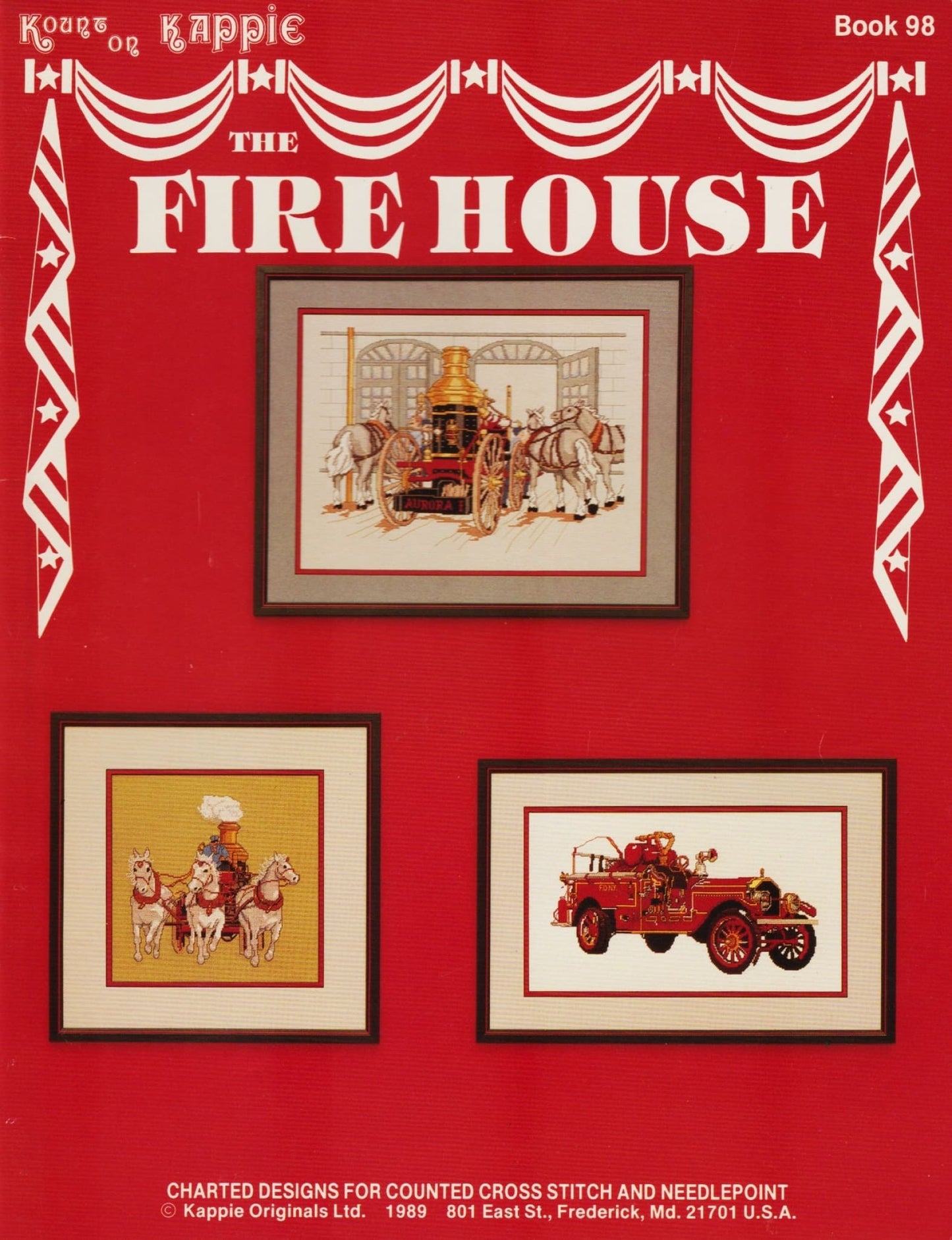 Kappie Originals The Firehouse 98 cross stitch pattern