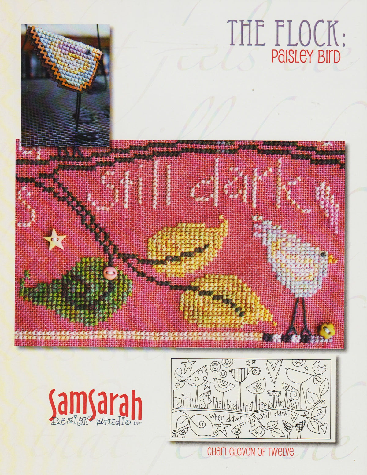 Martin Flock Pattern The Flock pattern – Sandra's Stitch Stash
