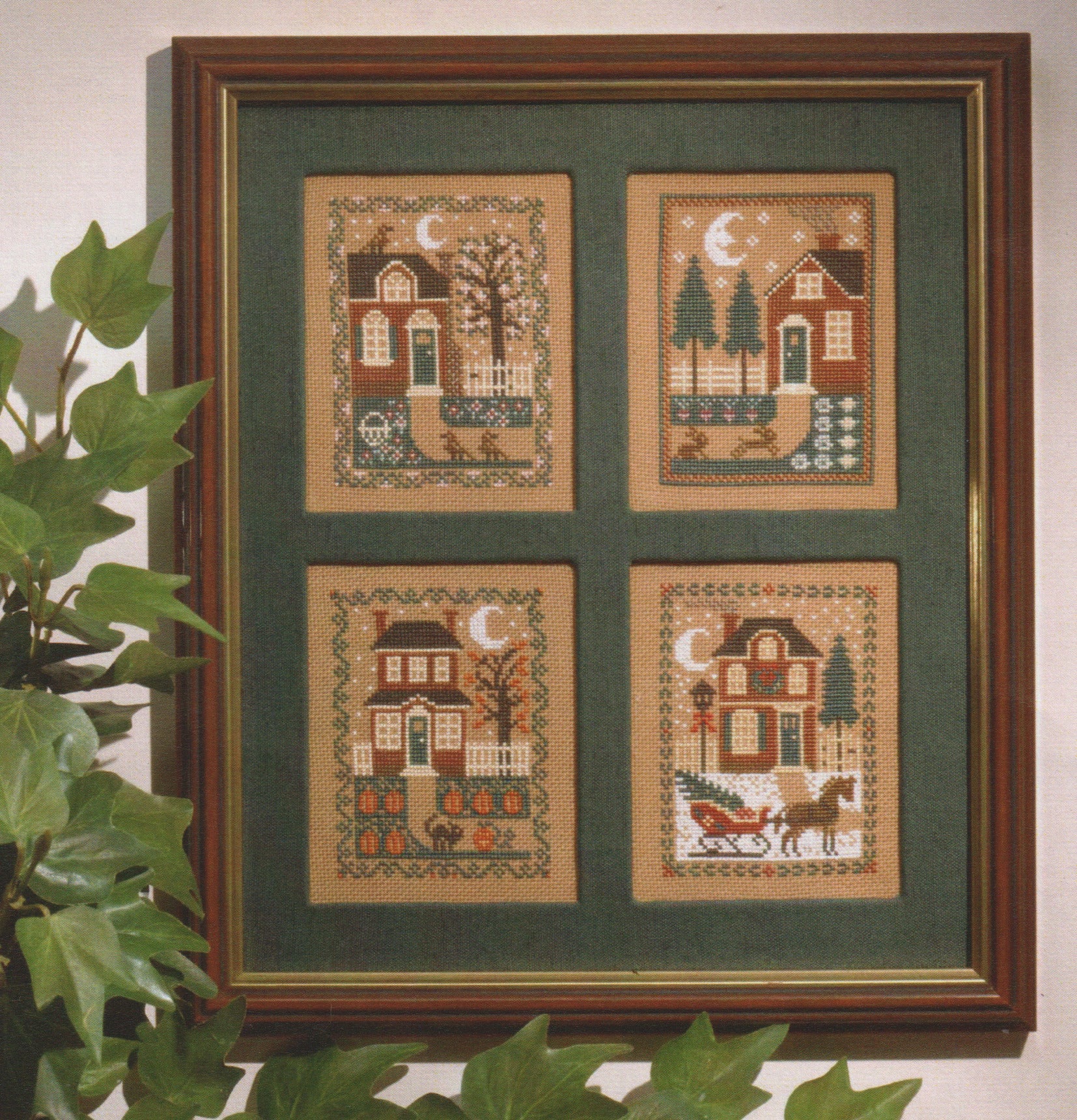 Prairie Schooler The Four Seasons PS208 cross stitch pattern