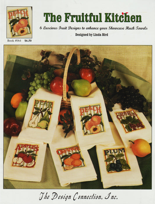 Design Connection The Fruitful Kitchen 064 towel cross stitch pattern