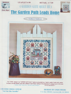 Linda Myers The Garden Path Leads Home 99 cross stitch pattern