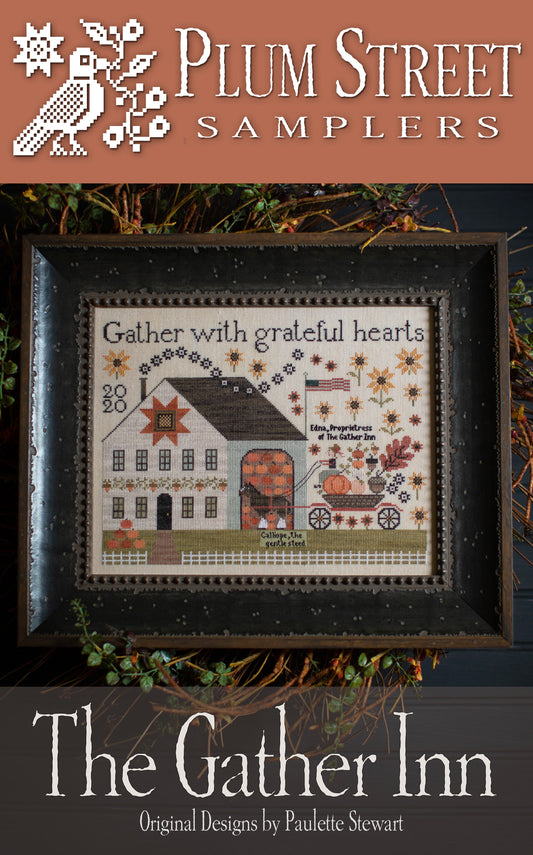 Plum Street The Gather Inn cross stitch pattern
