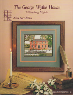 Ronnie Rowe The George Wythe House cross stitch pattern