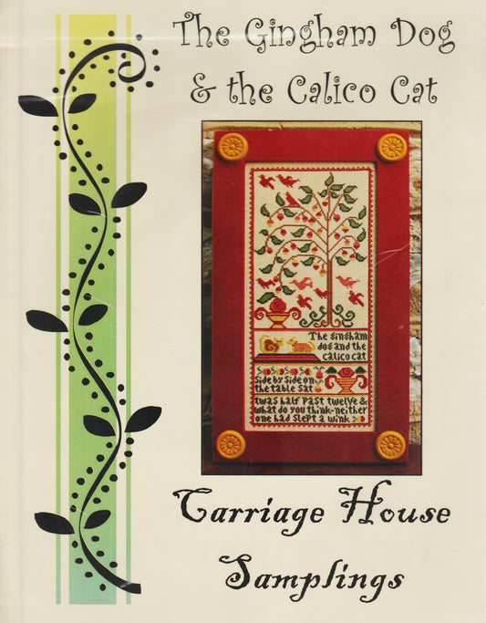 Carriage House Samplings The Gingham Dog & The Calico Cat cross stitch pattern