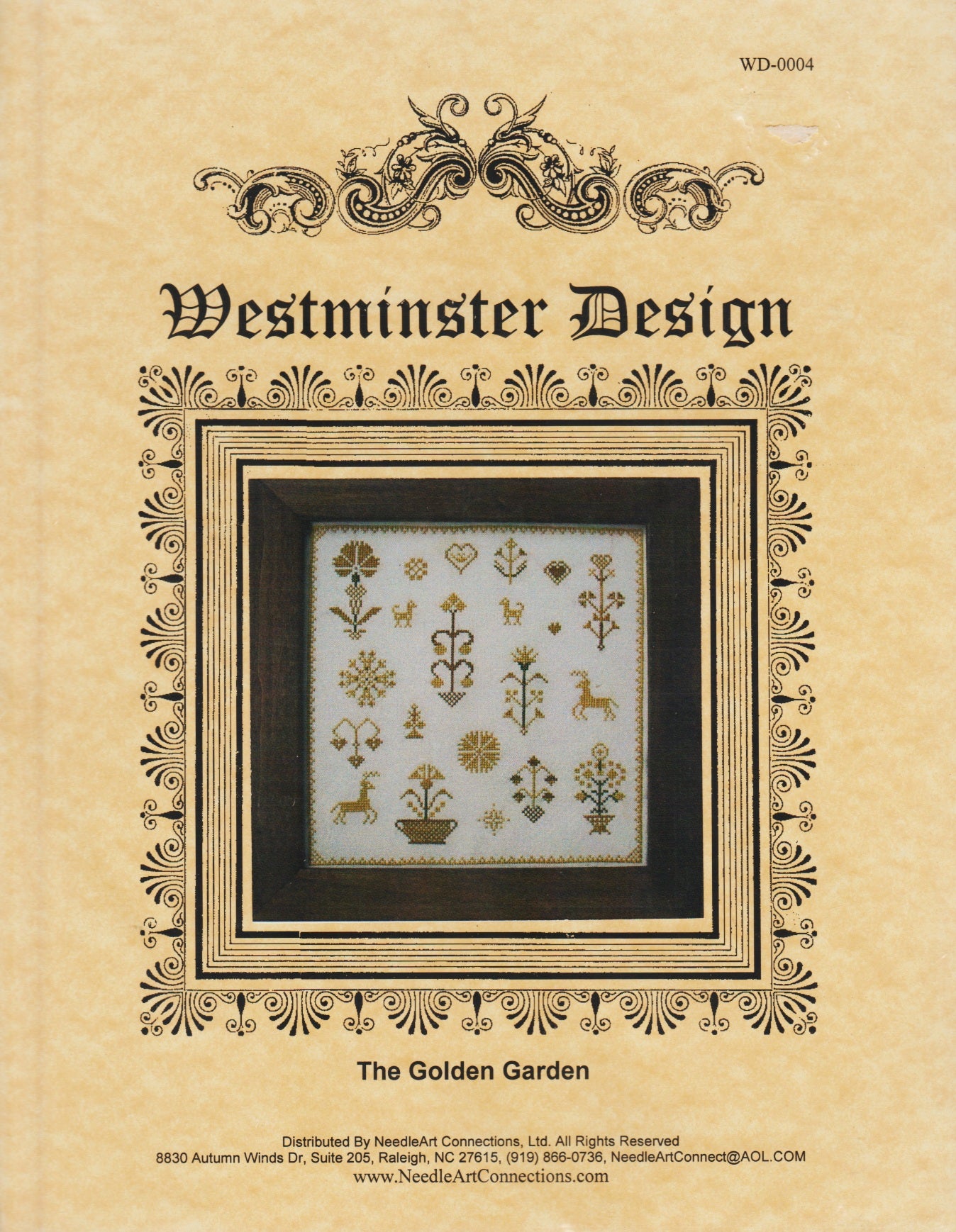 Westminster Design The Golden Garden WD-004 cross stitch pattern