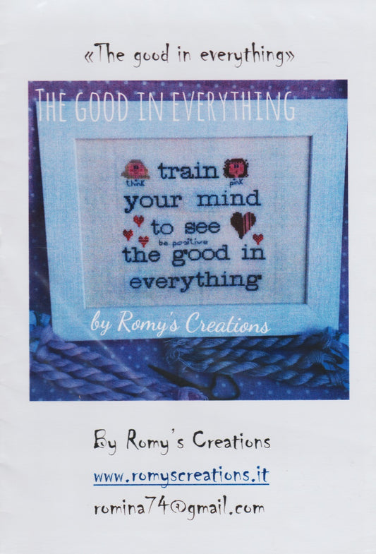 Romy's Creations The Good in Everything cross stitch pattern