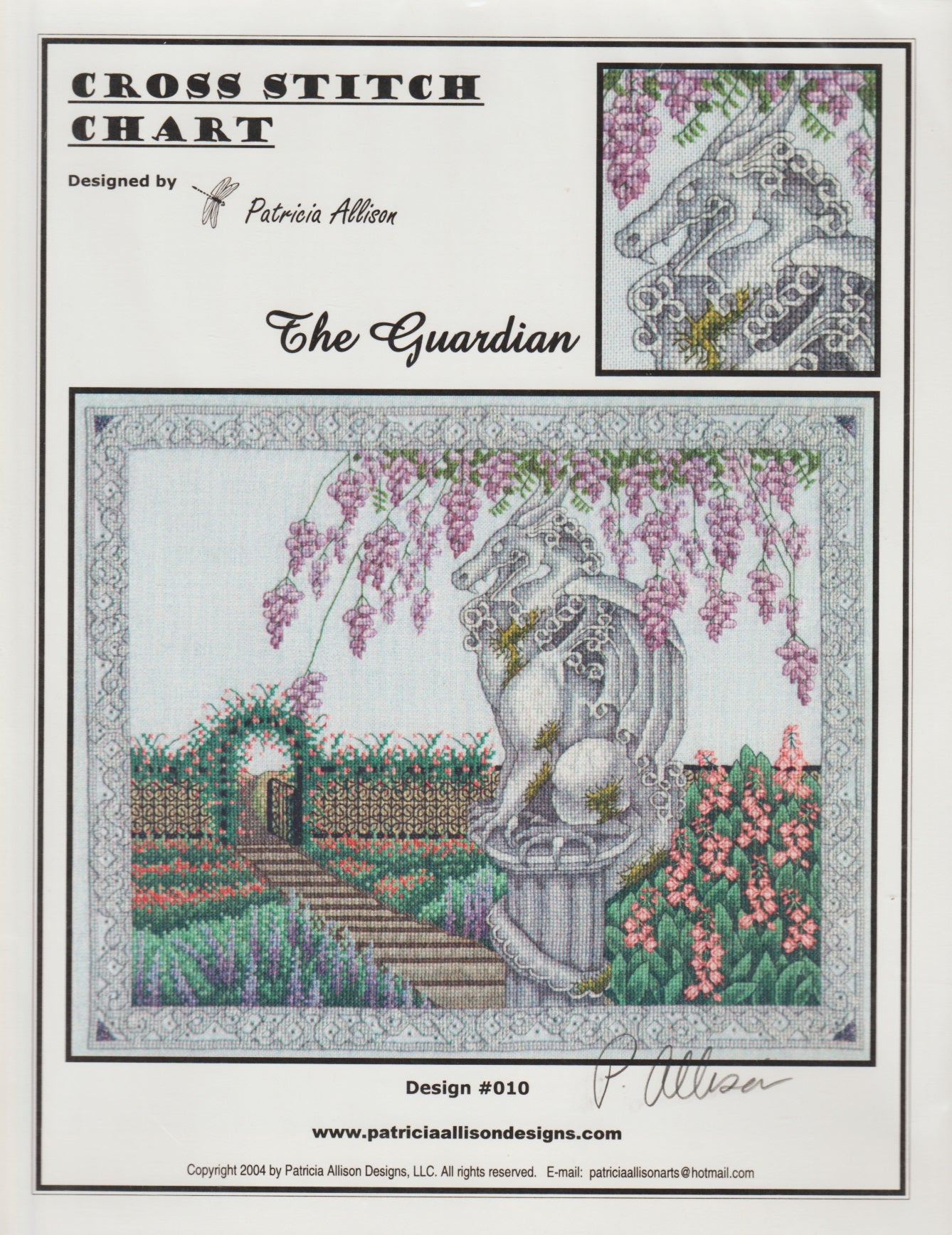 Patricia Allison Designs The Guardian cross stitch pattern