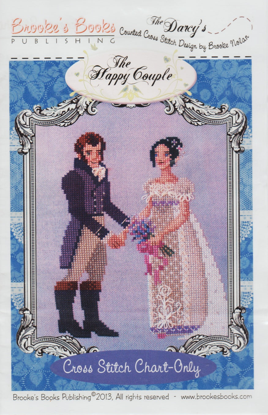 Brooke's Books The Happy Couple - The Darcy's cross stitch pattern